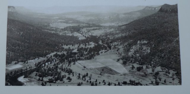 Burragorang Valley cleared of vegetation prior to flooding